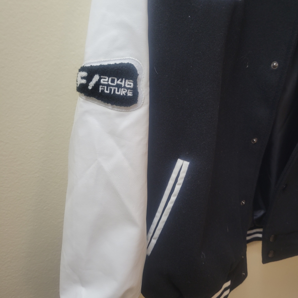 Black and White Varsity Jacket - Picture 8 of 9